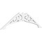 Ekena Millwork Pitch Carrillo Architectural Grade PVC Gable Pediment, 36"W x 12"H x 1"P (8/12) GPP036X012X100CRL - alternate 1